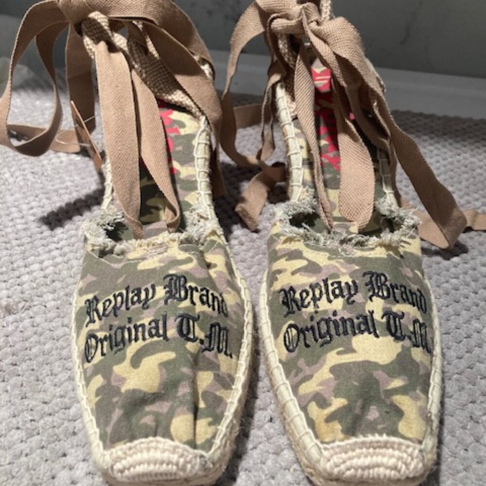Replay lace-up espedrilles